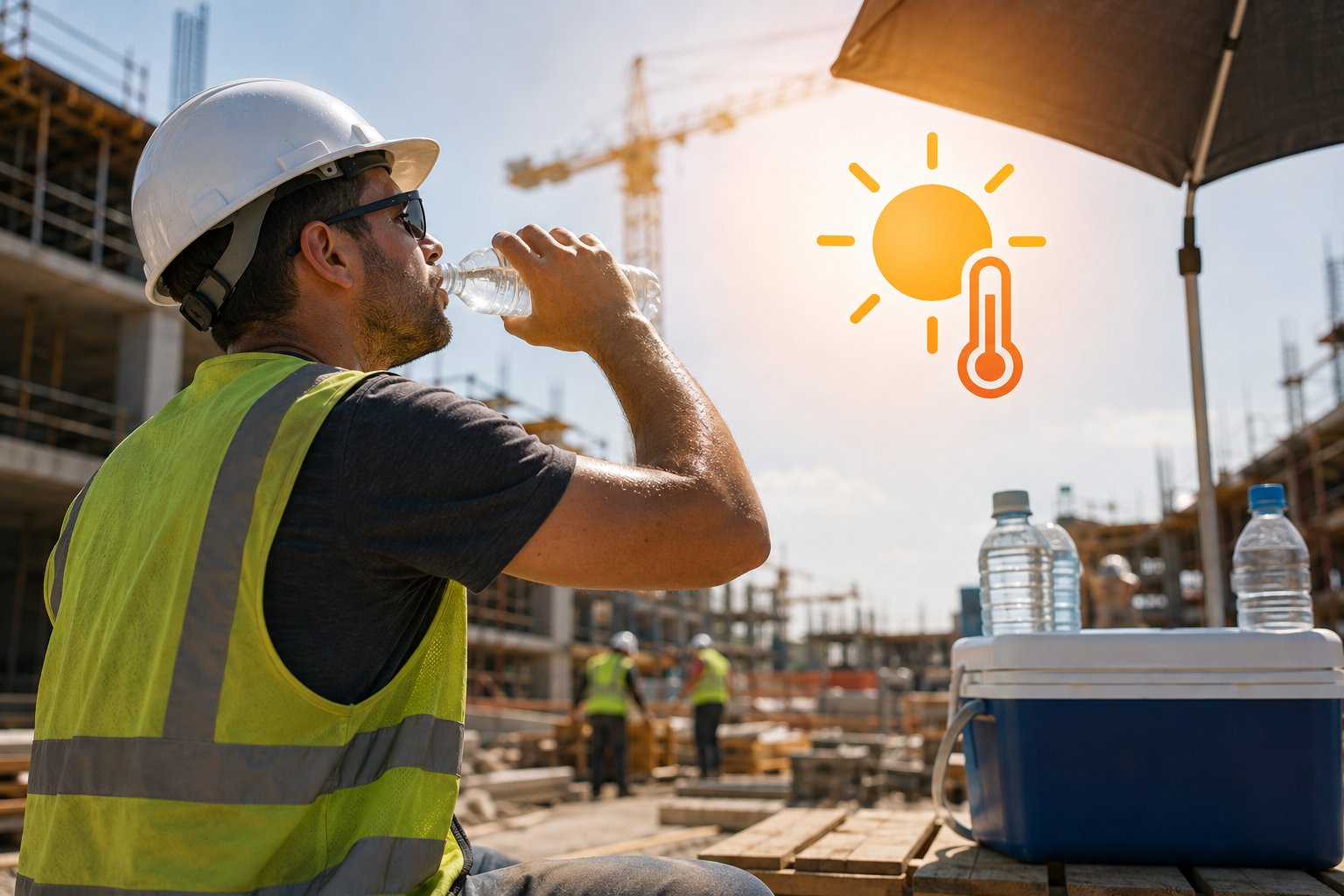 Canicule sur les chantiers : ce que la loi impose aux employeurs du BTP en 2026